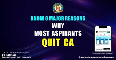Major Reasons Why Most Aspirants Quit CA