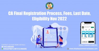 CA Final Registration Process