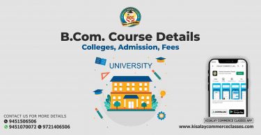 B Com Course Details