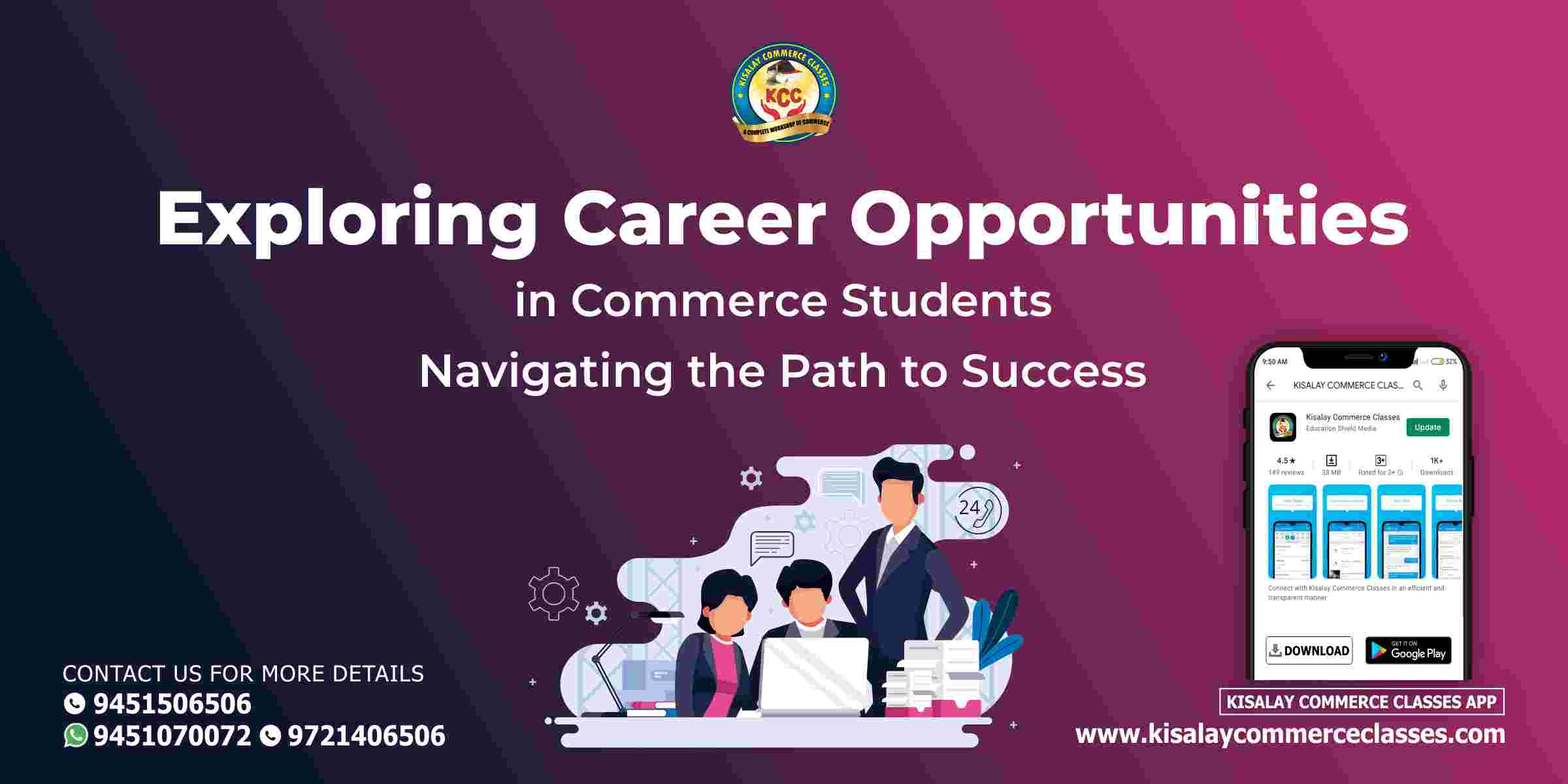 Career Opportunities in Commerce Students