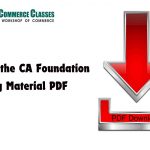 Download CA Foundation Study Material